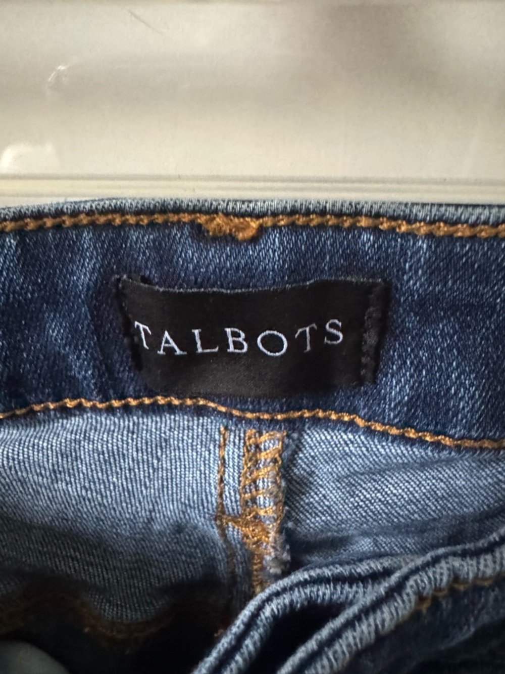 Talbots Women's Dark Wash Slim Ankle Jeans 10 Petite - Picture 3 of 4